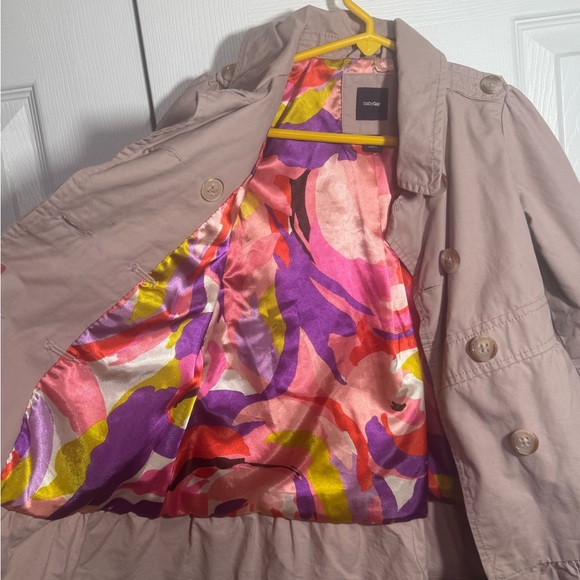 Nice! GAP Light Brown Toddler Trench Coat Jacket 3T - Picture 4 of 4